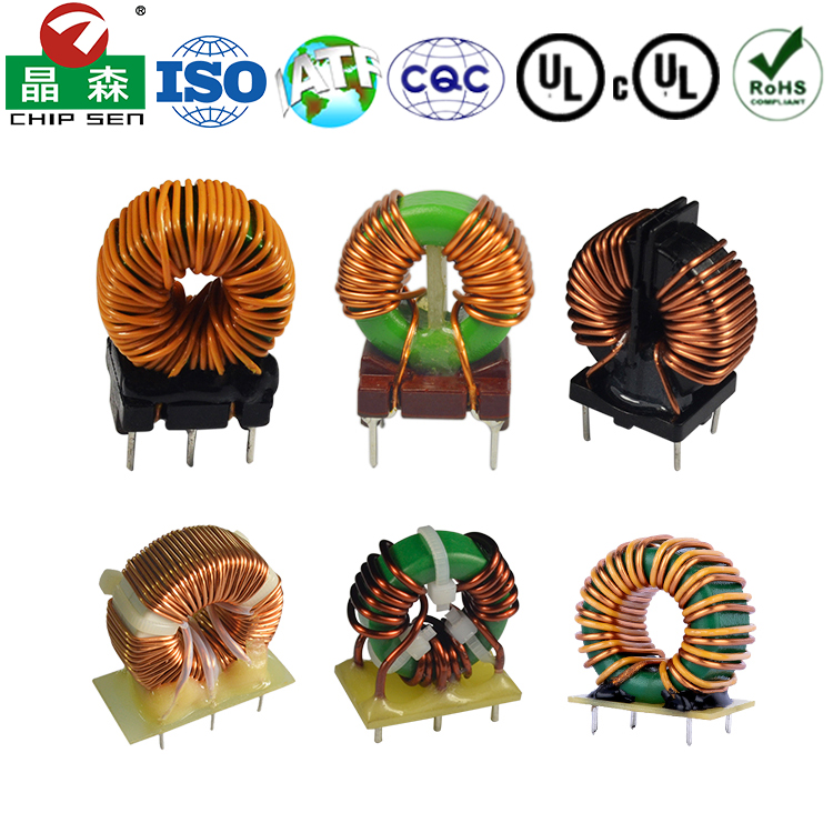 共模扼流環(huán)形電感器高頻噪聲濾波器1mH~100mH 5A~30A用于 EMI/EMC 抑制