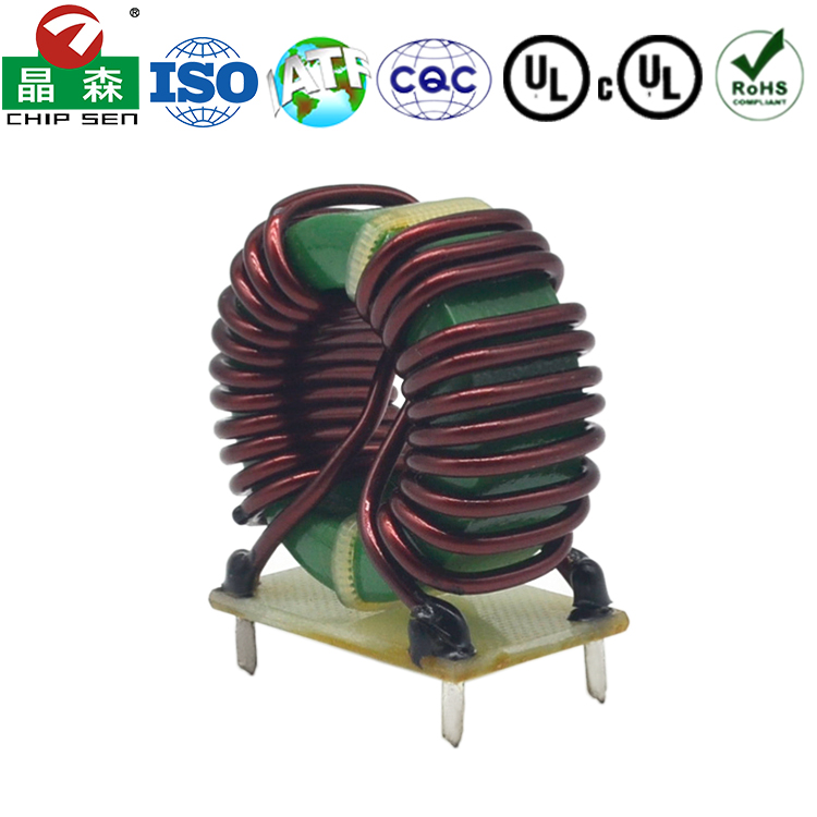 T37立式插件2+2pin磁環(huán)共模電感